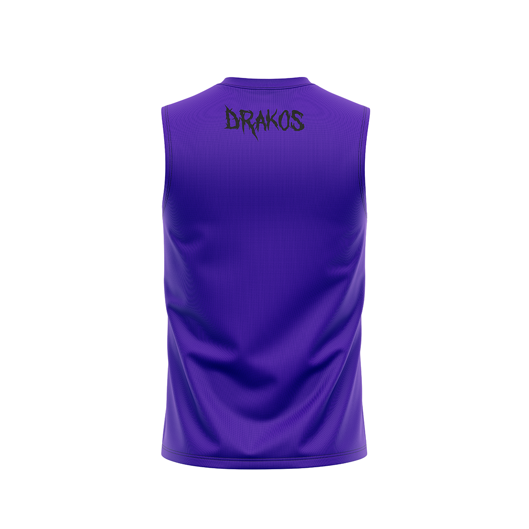 Drakos Purple Ranked BJJ Rashguard