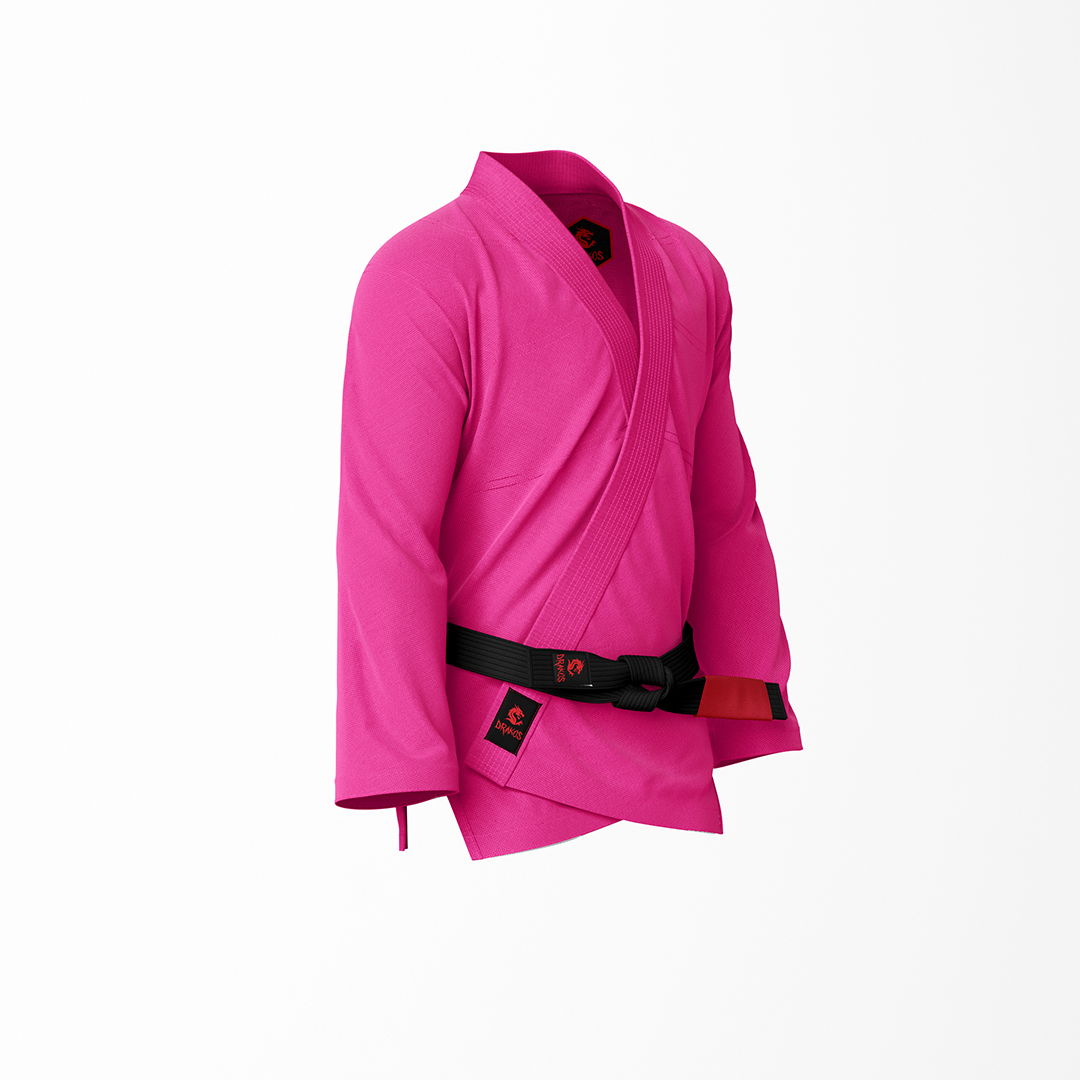 Drakos Plain Pink BJJ Jacket