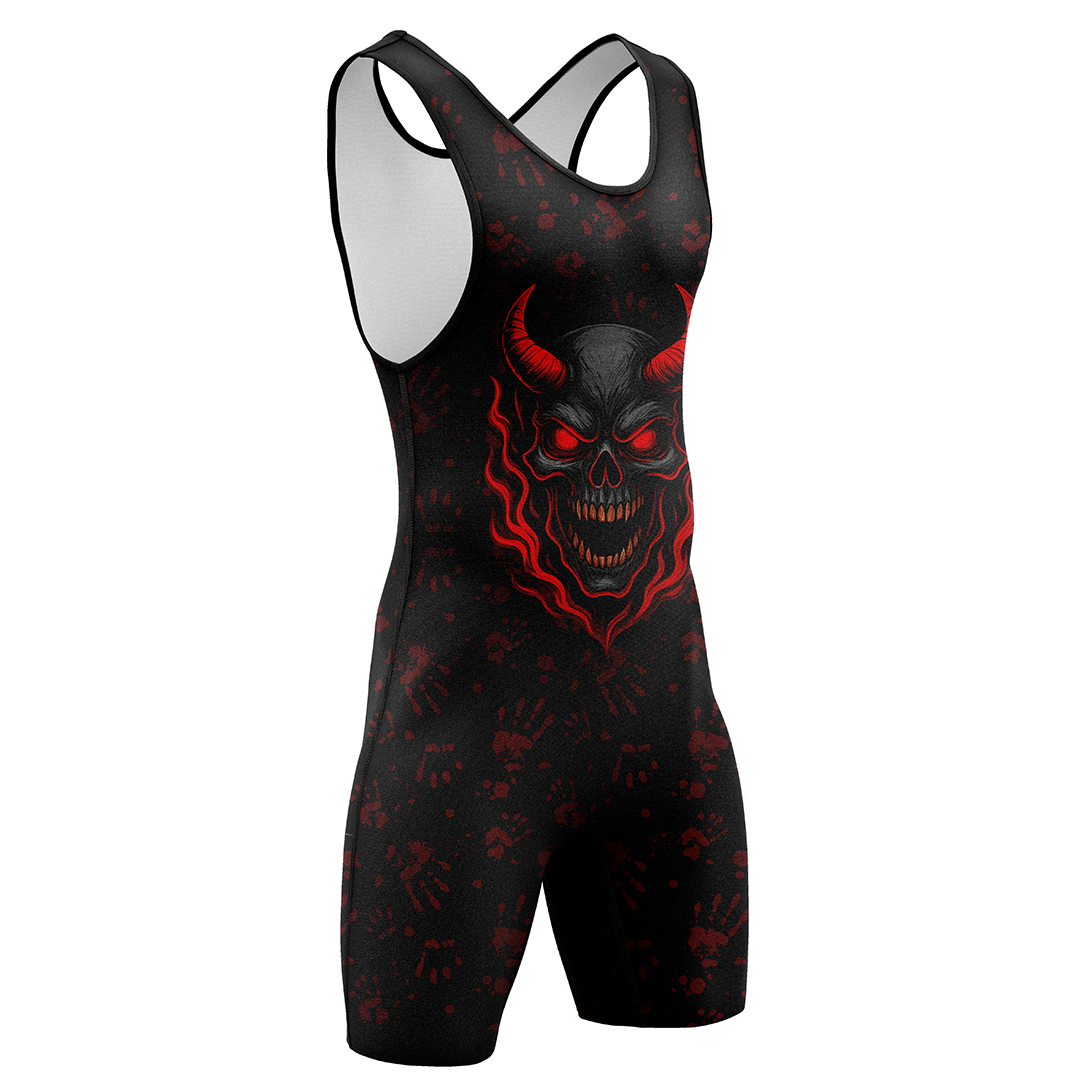 Drakos The Ghost Claw Wrestling Singlet