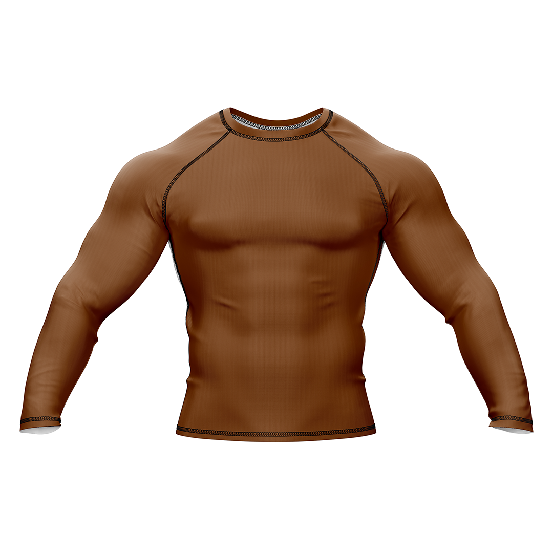 Drakos Brown Ranked BJJ Rashguard