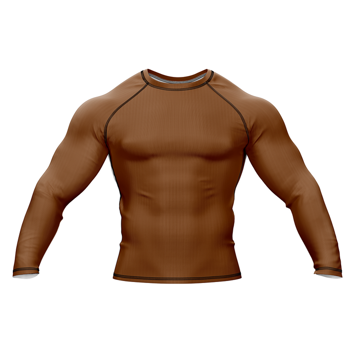 Drakos Brown Ranked BJJ Rashguard