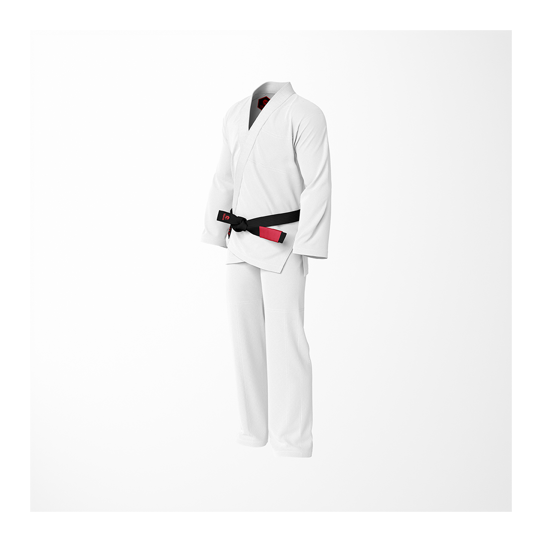 Drakos Plain White BJJ GI