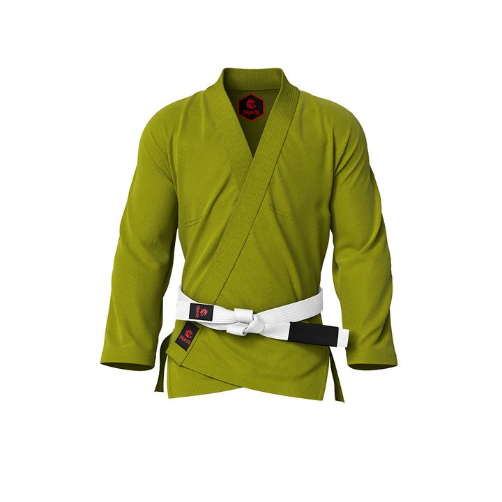 Drakos Plain Olive BJJ Jacket
