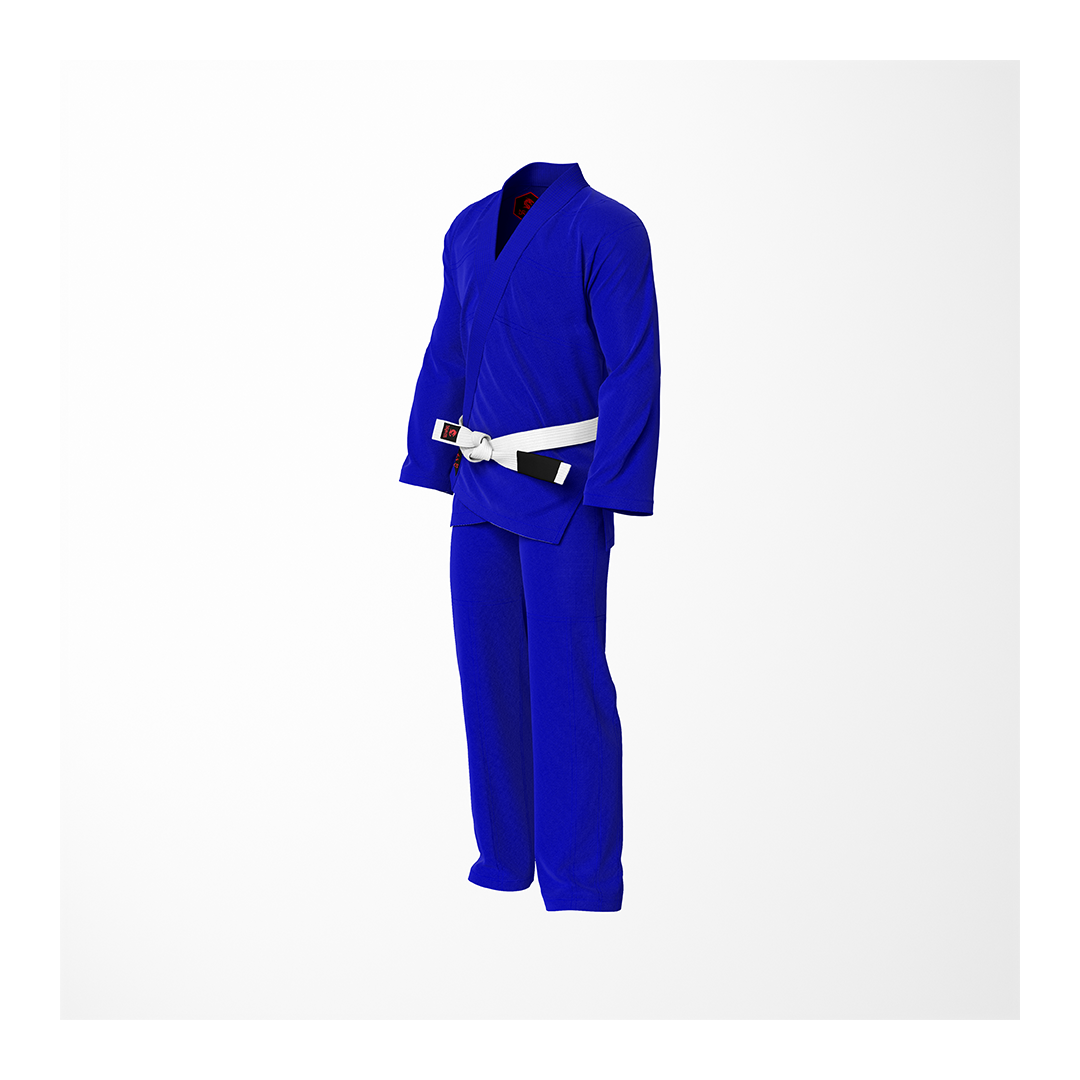 Drakos Plain Blue BJJ GI
