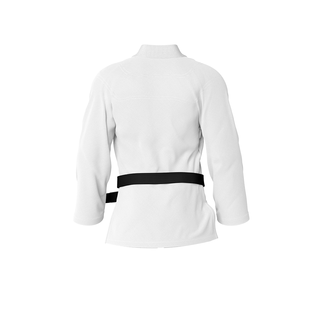 Drakos Plain White BJJ Jacket