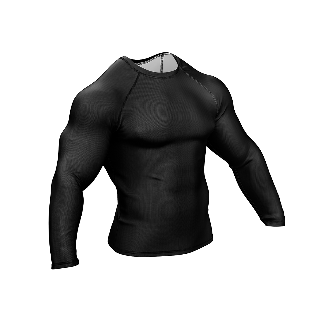 Drakos Black Ranked BJJ Rashguard