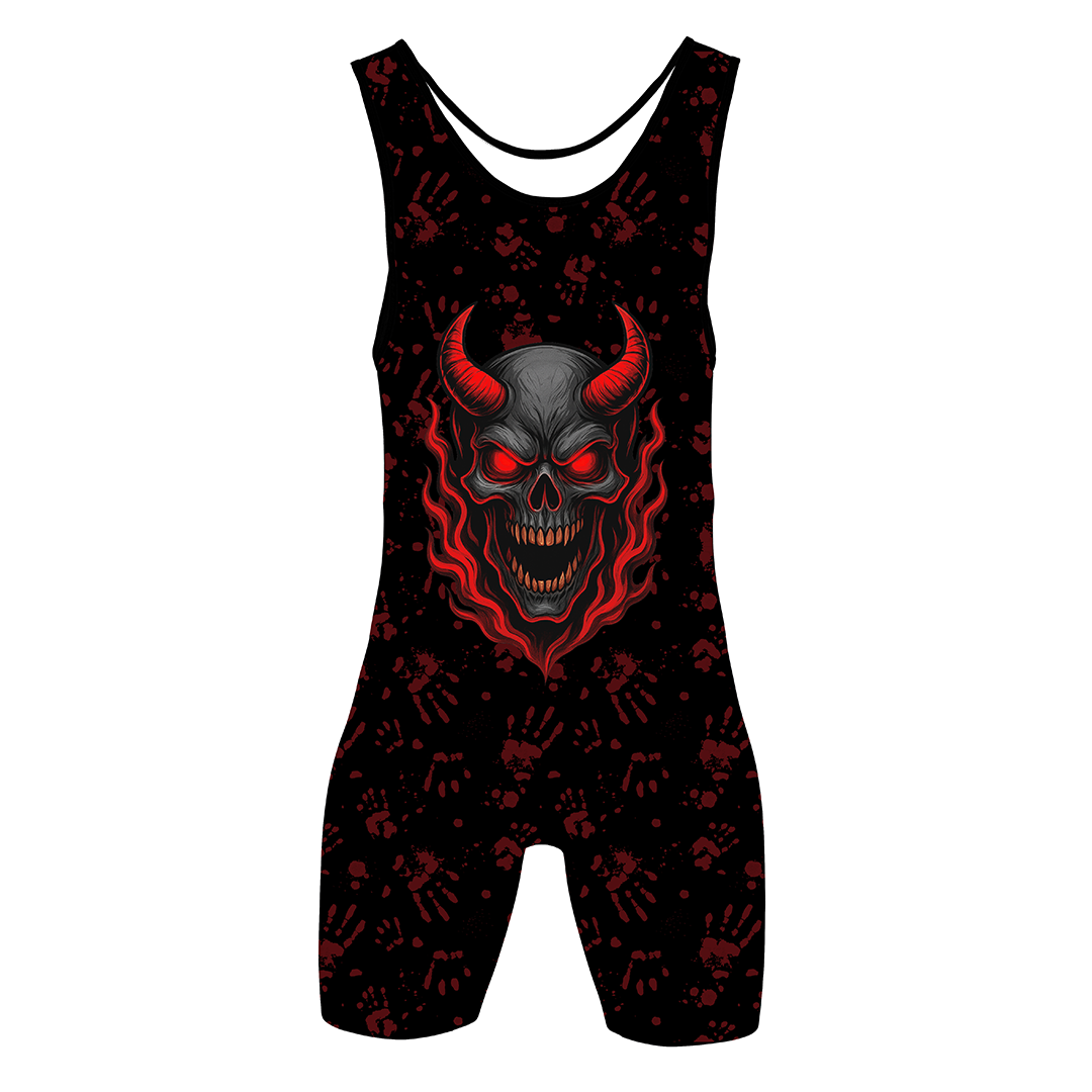 Drakos The Ghost Claw Wrestling Singlet