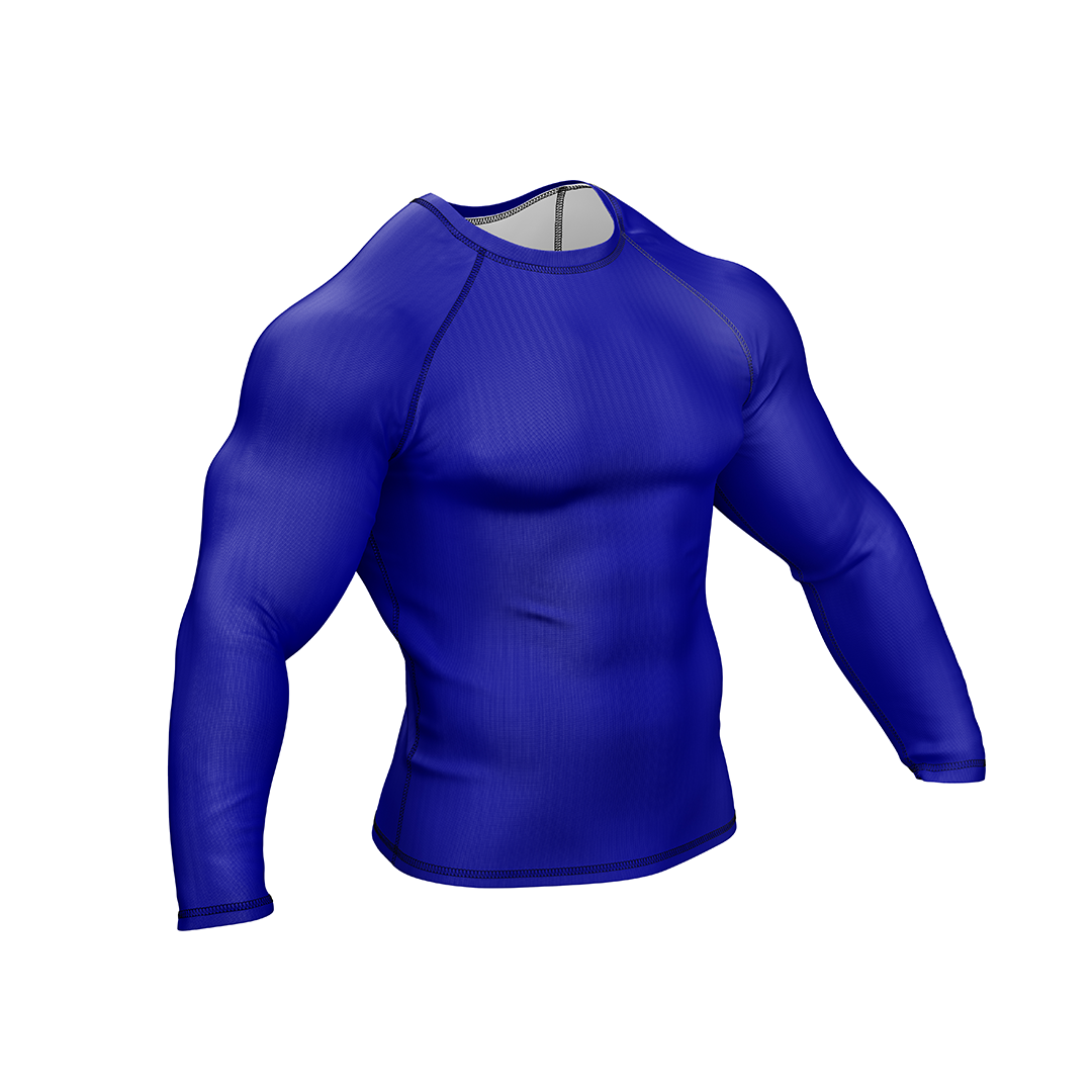 Drakos Blue Ranked BJJ Rashguard