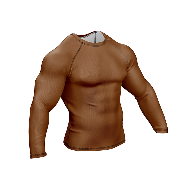Drakos Brown Ranked BJJ Rashguard