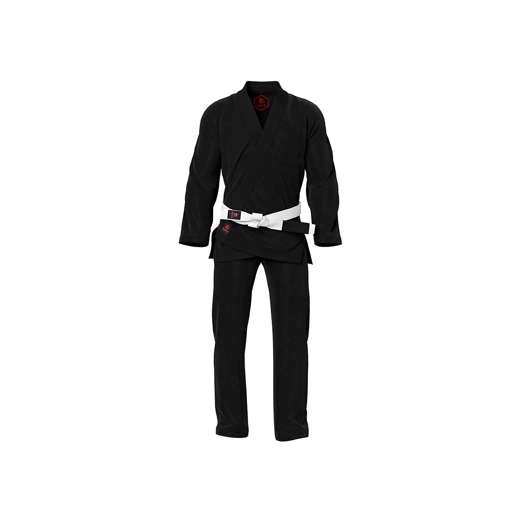 Drakos Plain Black BJJ GI