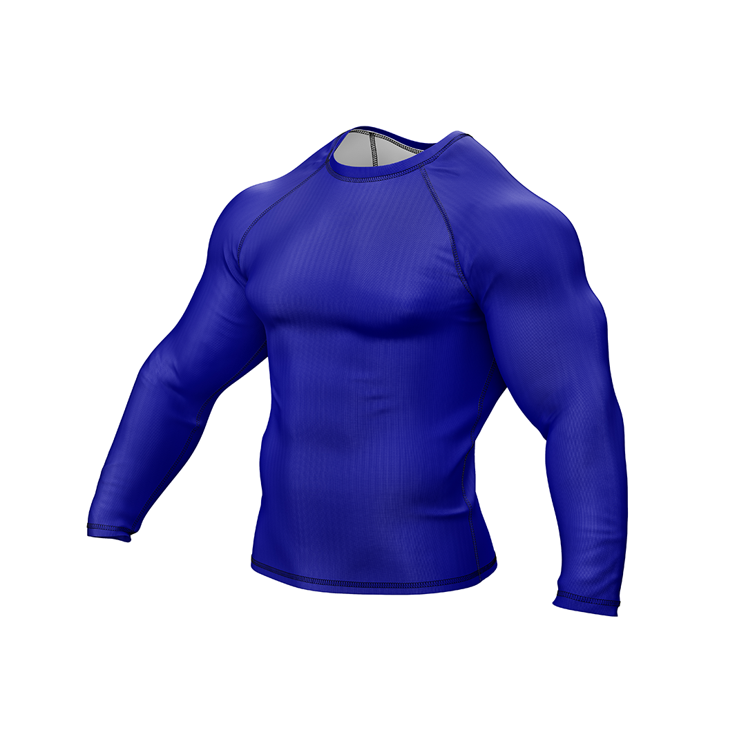 Drakos Blue Ranked BJJ Rashguard