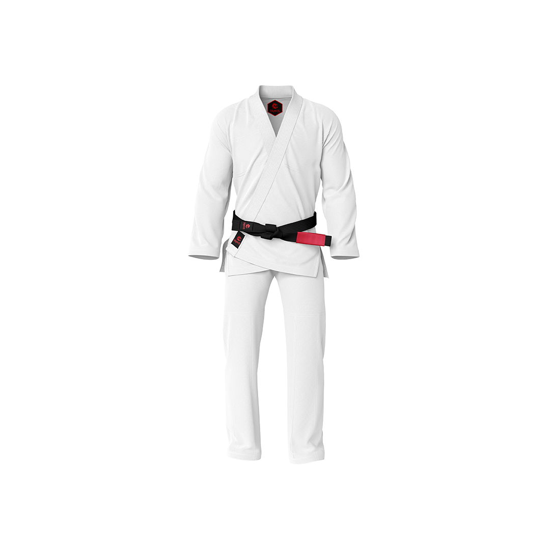 Drakos Plain White BJJ GI