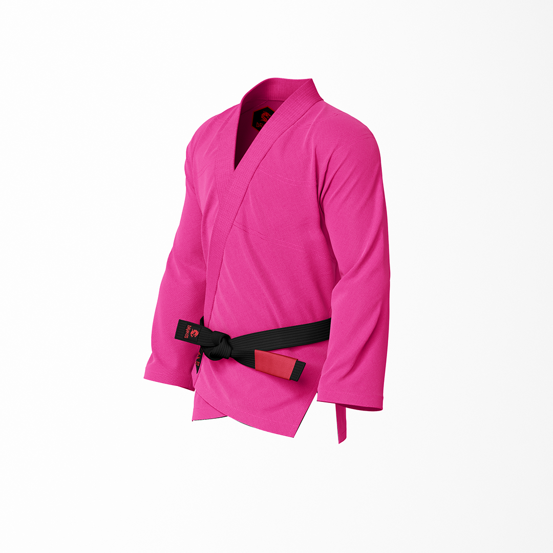 Drakos Plain Pink BJJ Jacket