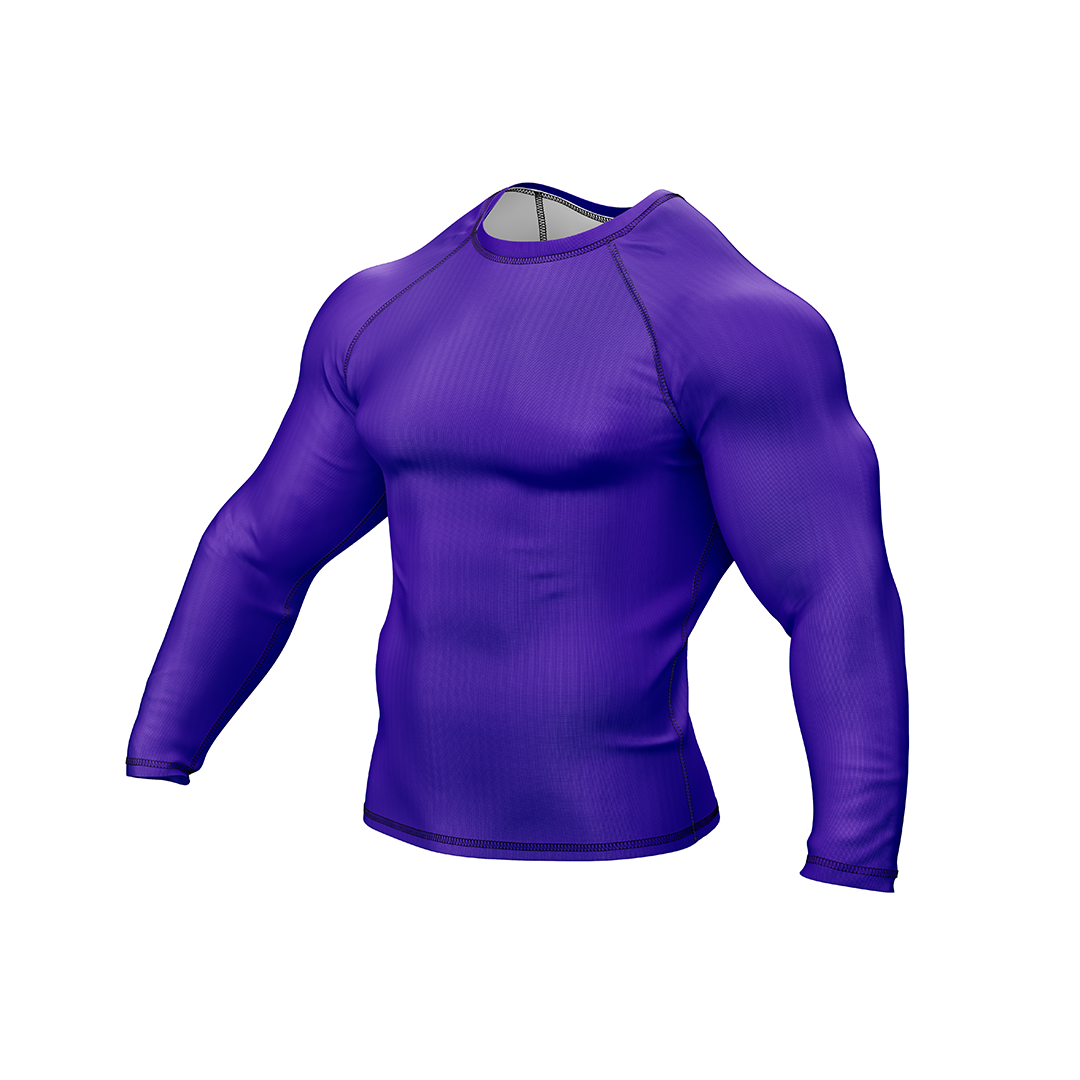 Drakos Purple Ranked BJJ Rashguard