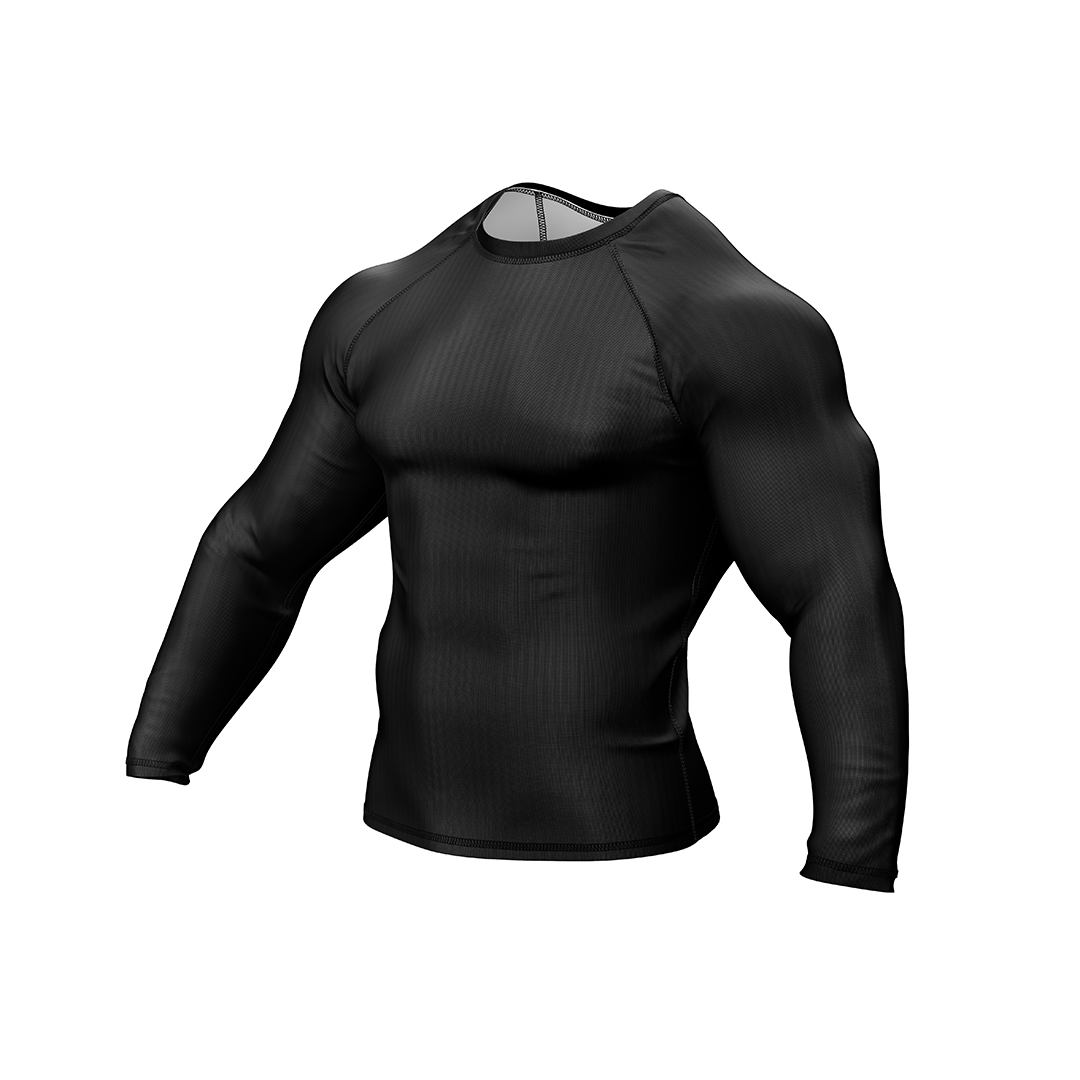 Drakos Black Ranked BJJ Rashguard