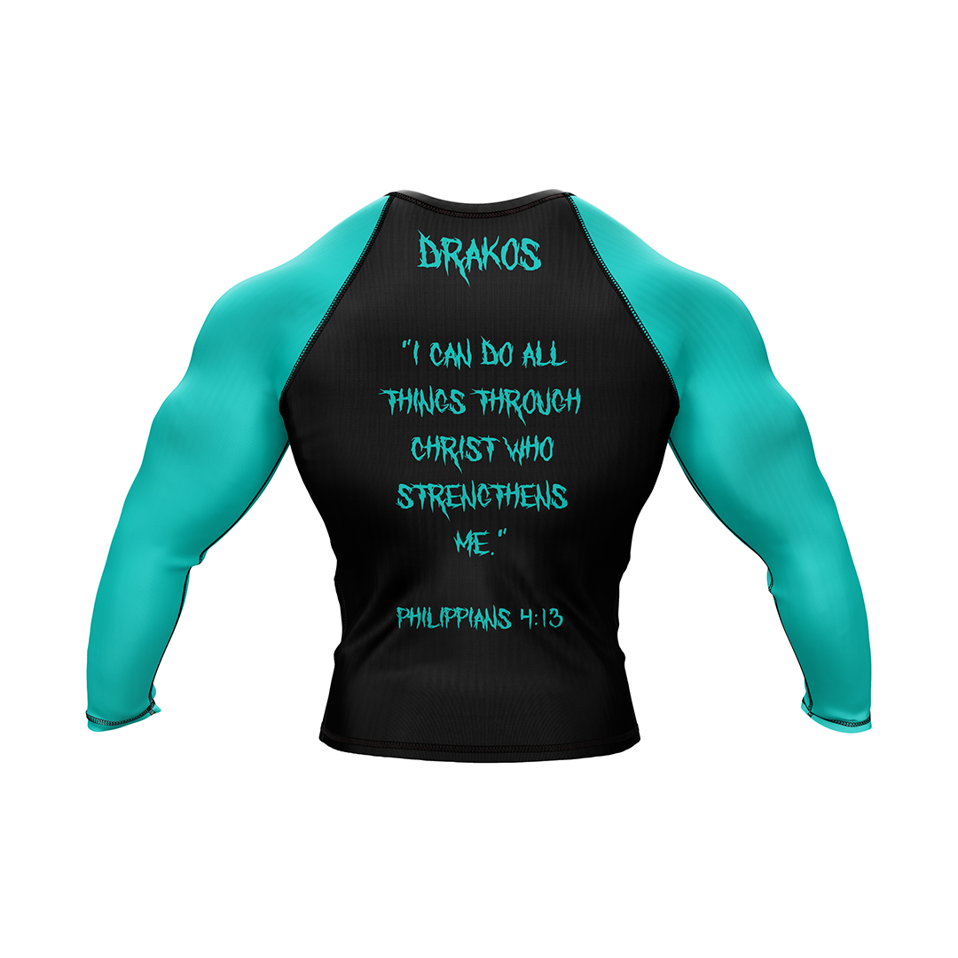 Drakos The Warrior of Jesus Premium Rashguard