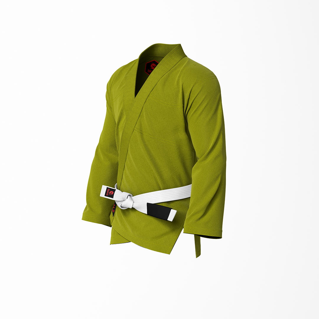 Drakos Plain Olive BJJ Jacket