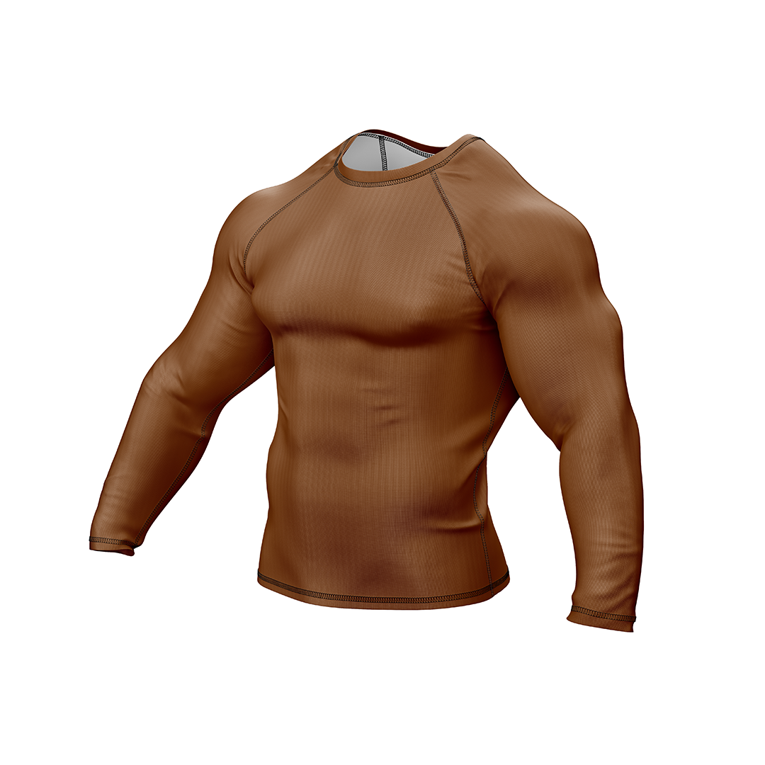 Drakos Brown Ranked BJJ Rashguard