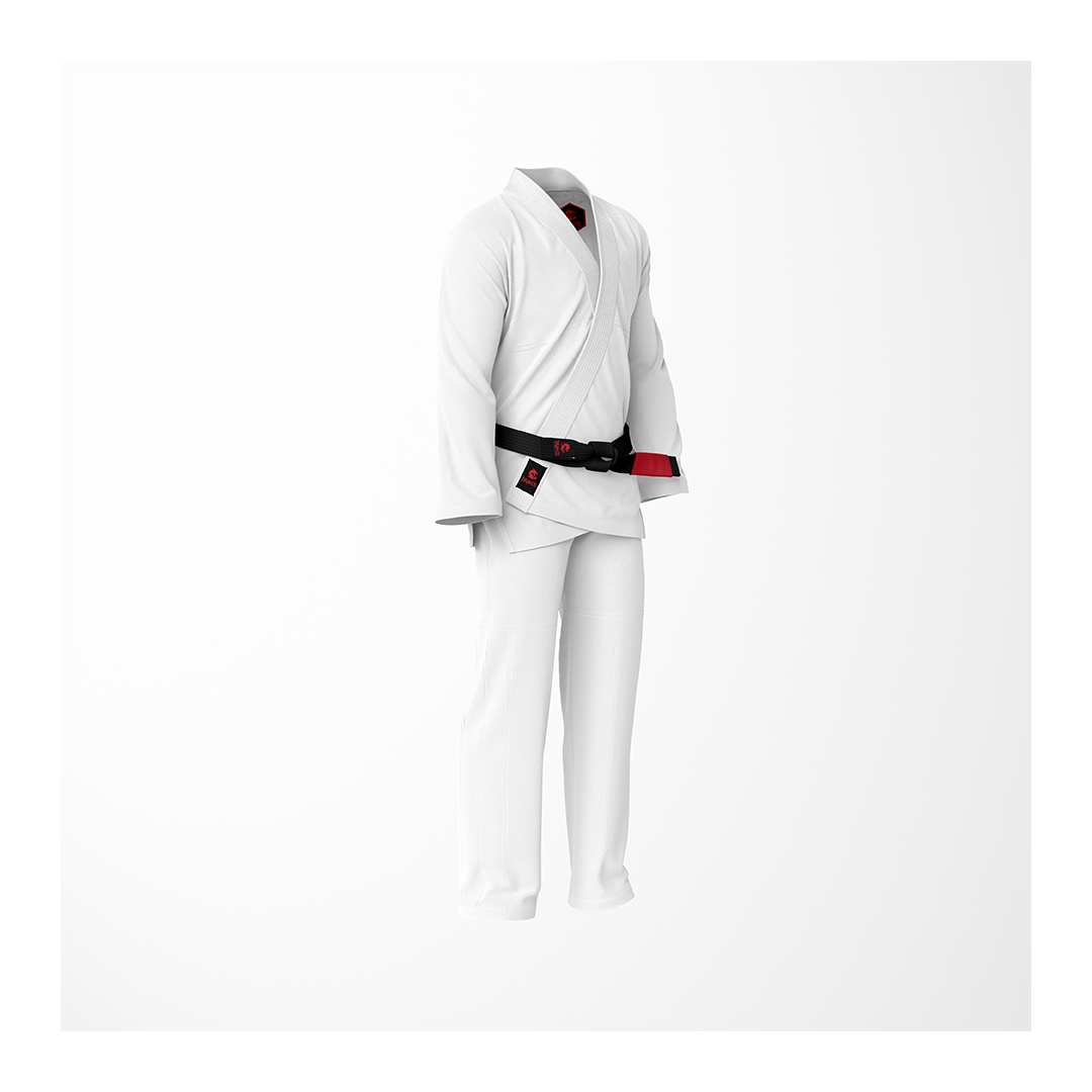 Drakos Plain White BJJ GI