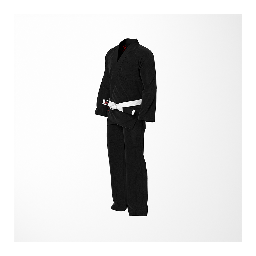 Drakos Plain Black BJJ GI