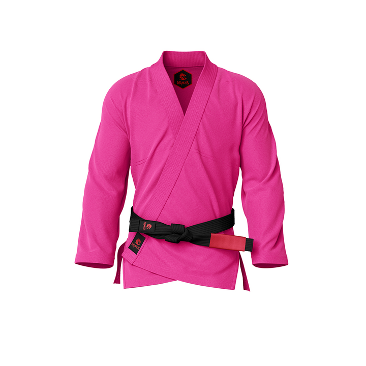Drakos Plain Pink BJJ Jacket