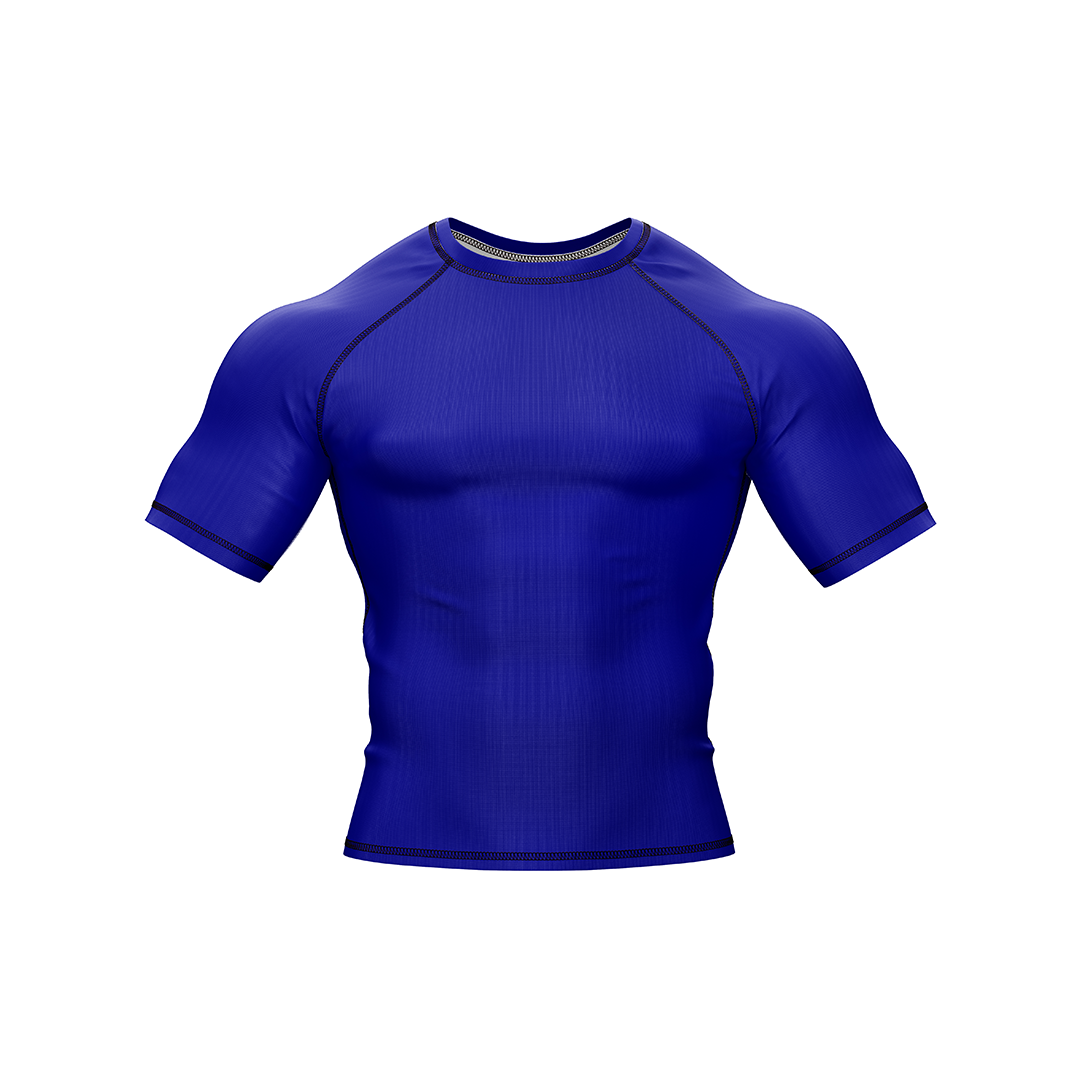 Drakos Blue Ranked BJJ Rashguard