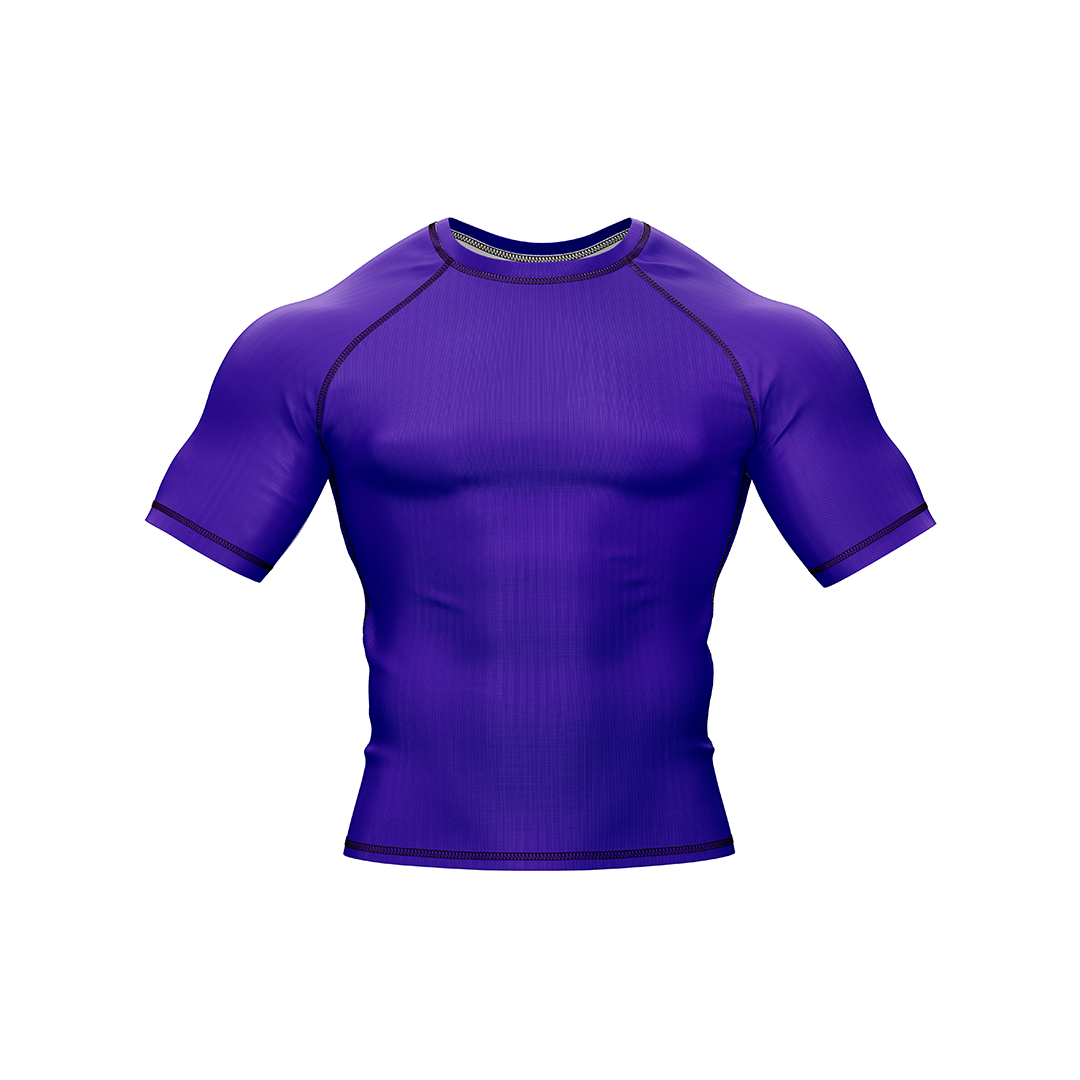Drakos Purple Ranked BJJ Rashguard