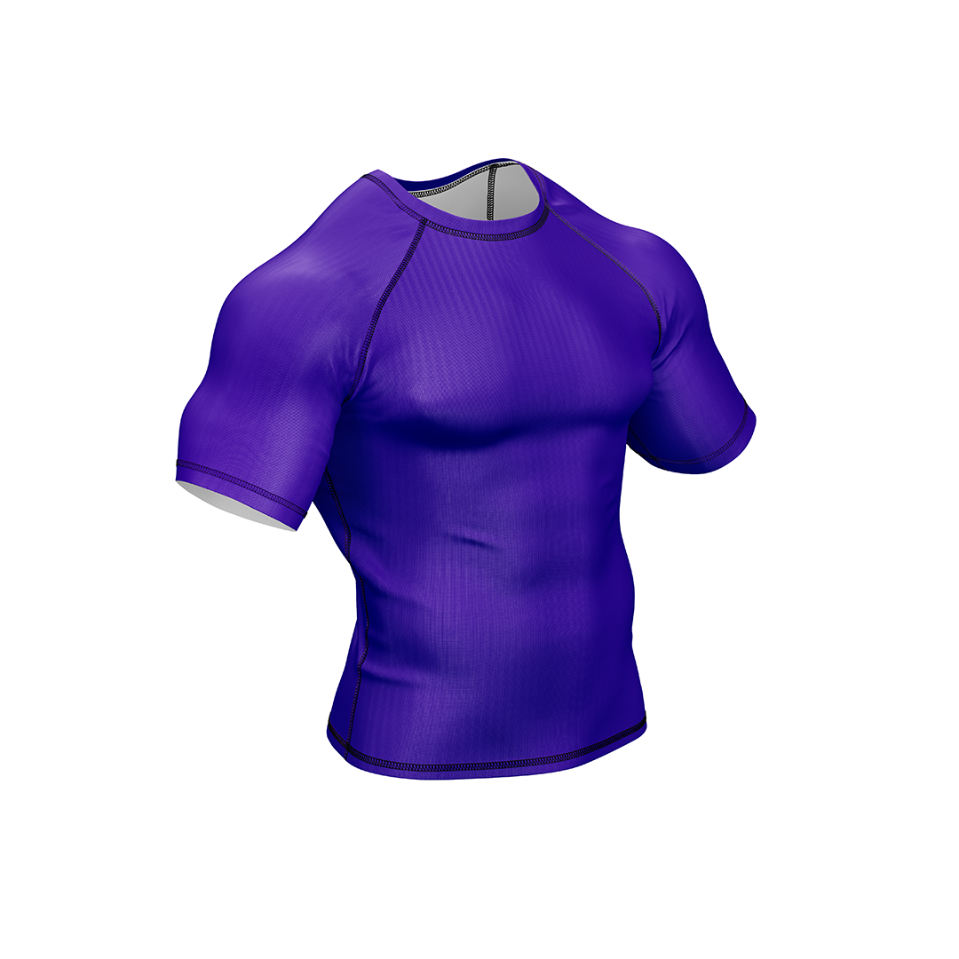 Drakos Purple Ranked BJJ Rashguard