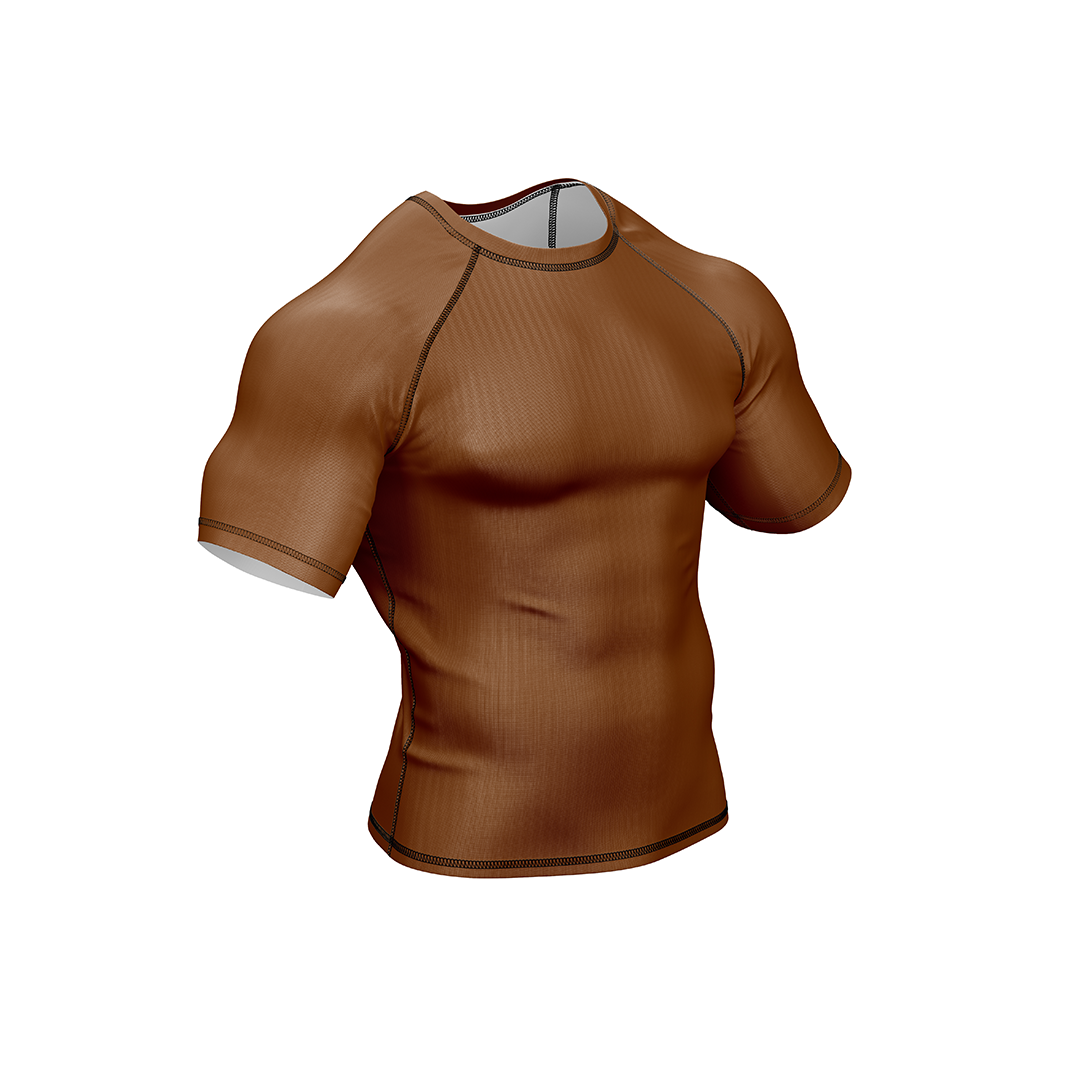 Drakos Brown Ranked BJJ Rashguard