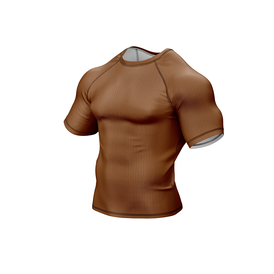 Drakos Brown Ranked BJJ Rashguard