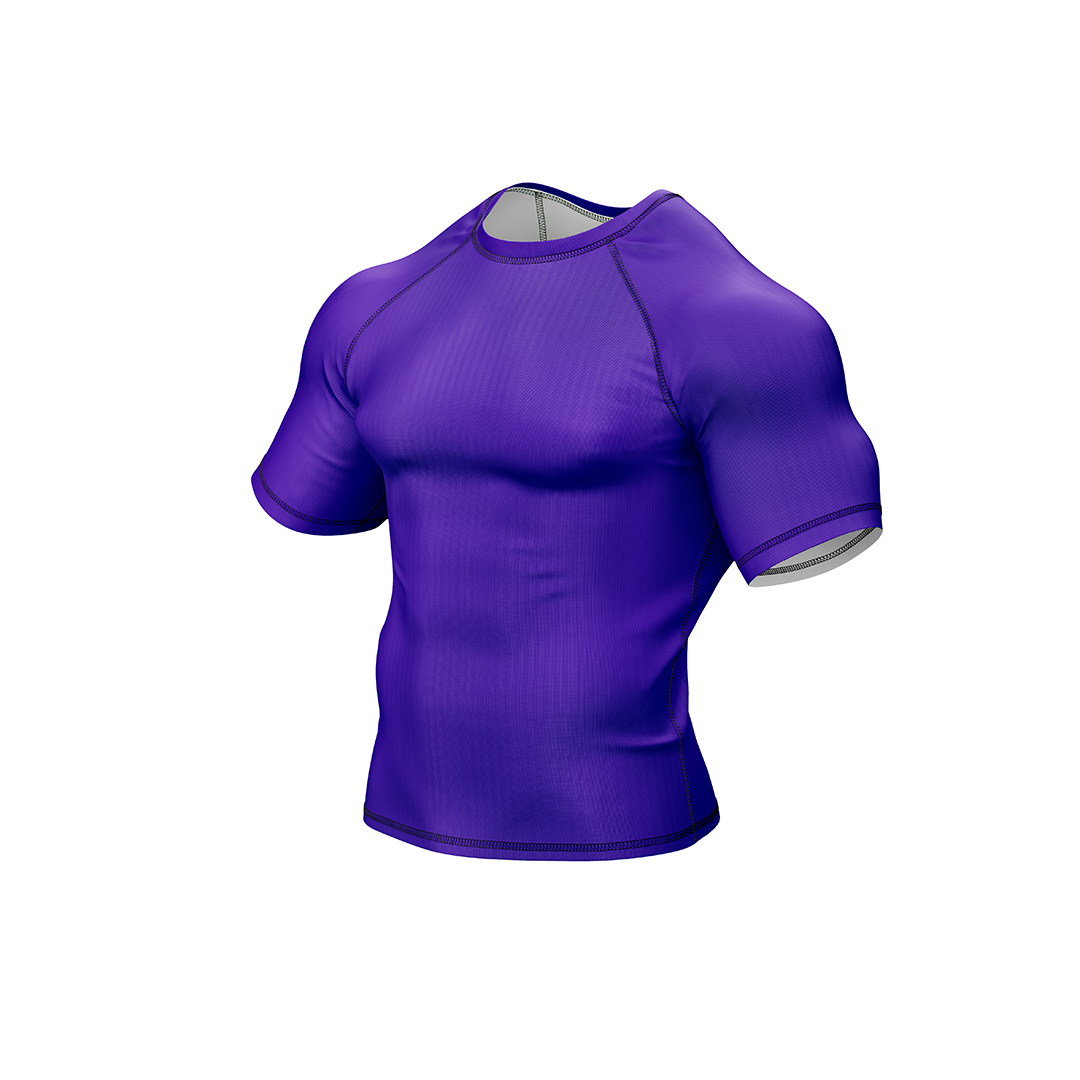 Drakos Purple Ranked BJJ Rashguard