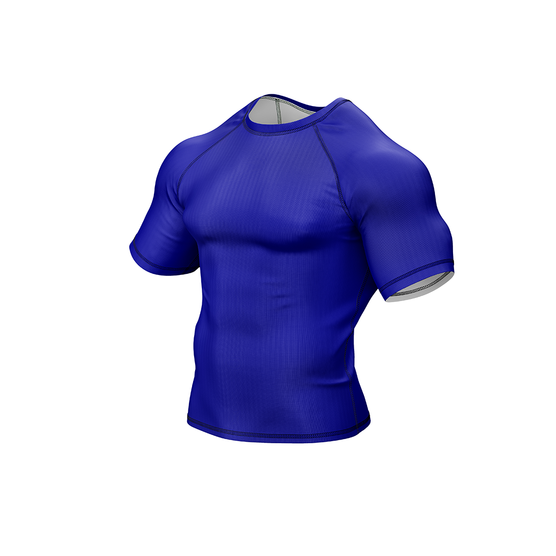 Drakos Blue Ranked BJJ Rashguard