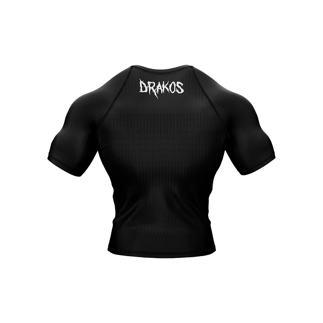 Drakos Black Ranked BJJ Rashguard